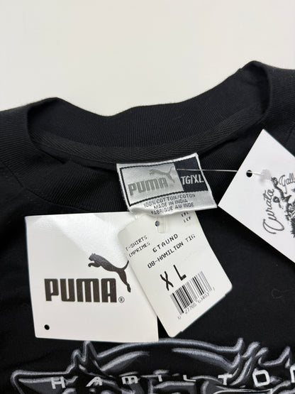 Vintage 2003 Hamilton Tiger Cats CFL Football Graphic Puma T Shirt Size XL