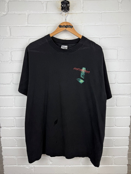Vintage 1996 The Counting Crows Recovering The Satellites Tour Band Music T Shirt Size XL 90s