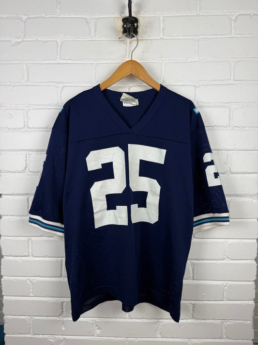 Vintage 90s Raghib Rocket Ismail #25 Mesh Football Jersey Size S
