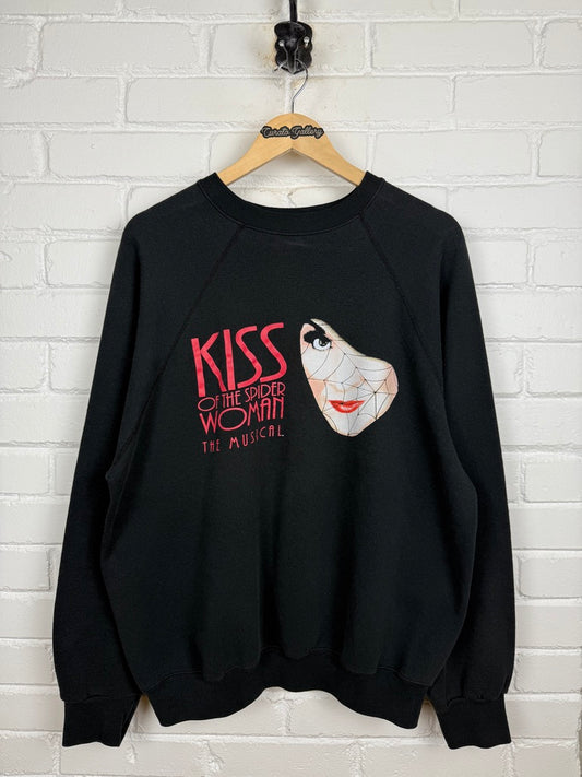 Vintage 80's/90s Kiss Of The Spider Woman The Musical Promo Graphic Sweatshirt Size XL