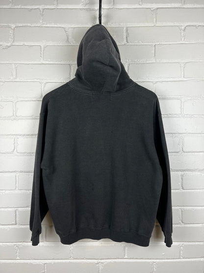 Vintage 90s And 1 Basketball Embroidered Graphic Hooded Sweatshirt Size Youth L