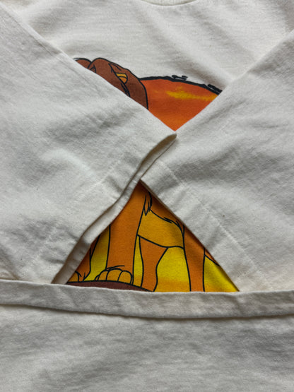 Vintage 90s The Lion King Mufasa Disney Animated Movie Promo T Shirt Size XL