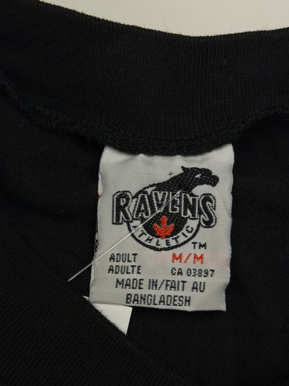 Vintage 1996 Hamilton Tiger Cats Number 96 Football Ravens T Shirt Jersey Size M
