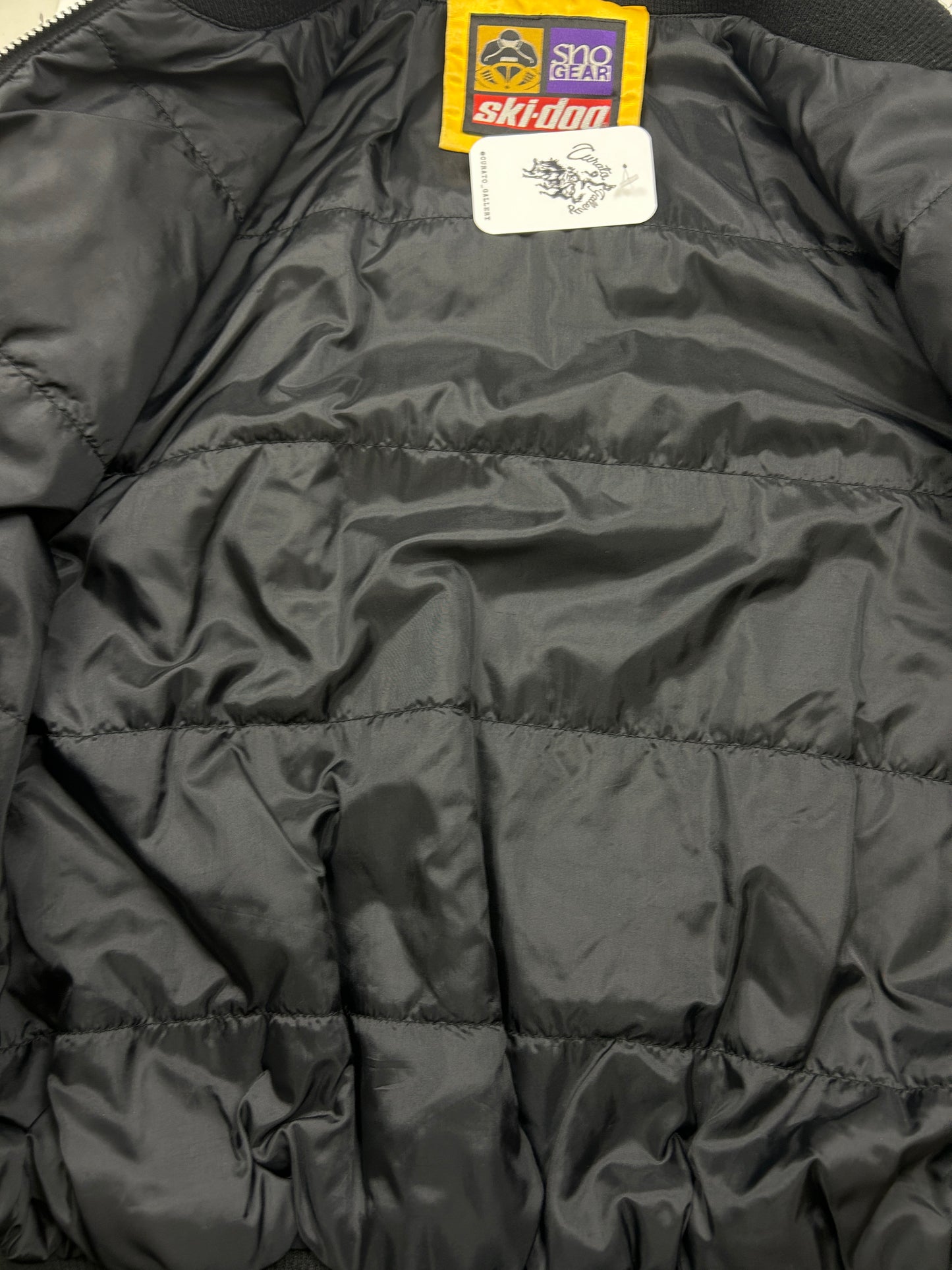 Vintage 90s Ski Doo Bombardier Snow Gear Bomber Jacket Size M