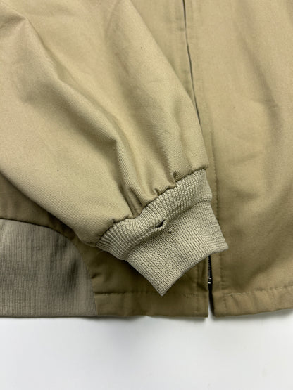 Vintage 80s/90s Sears Plaid Lined Work Jacket Harrington Style Light Jacket XXL