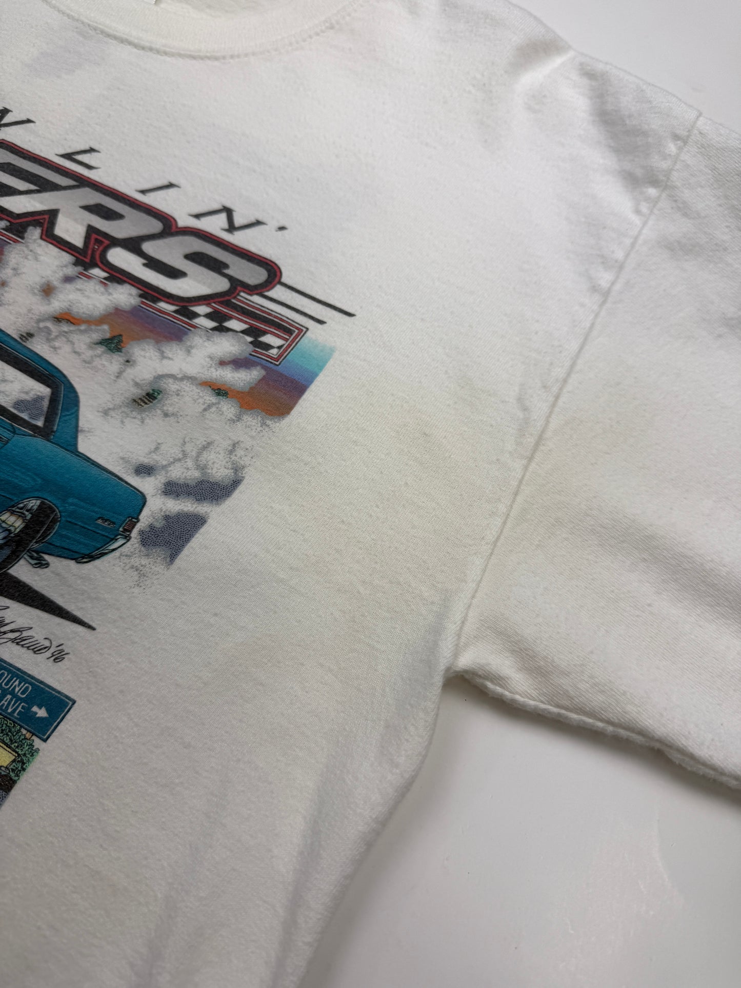 Vintage 1996 Prowlin Tigers Pontiac GTO Classic Car Muscle Racing T Shirt Size L 90s