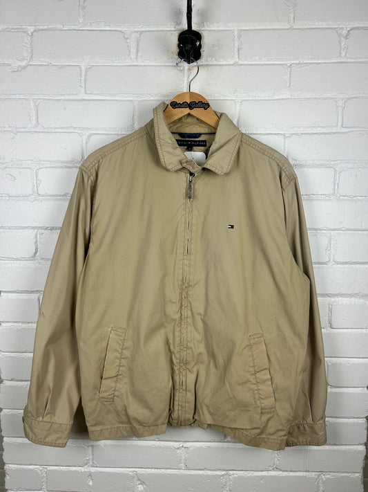 Tommy Hilfiger Plaid Lined Harrington Jacket Size M