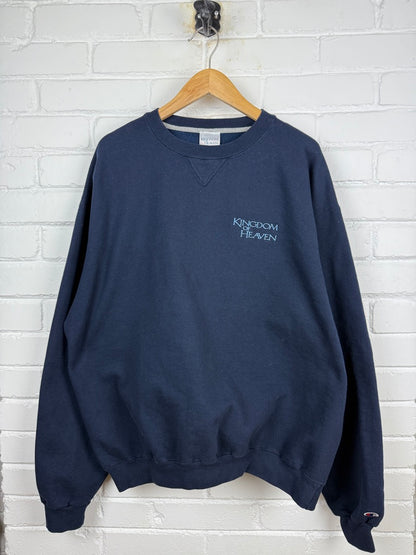 Vintage 2005 Kingdom Of Heaven Movie Promo Champion Crewneck Sweatshirt Size XL