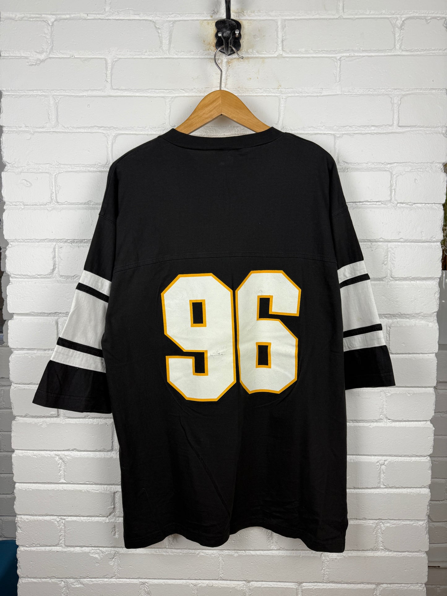 Vintage 1996 Hamilton Tiger Cats Number 96 Football Ravens T Shirt Jersey Size M