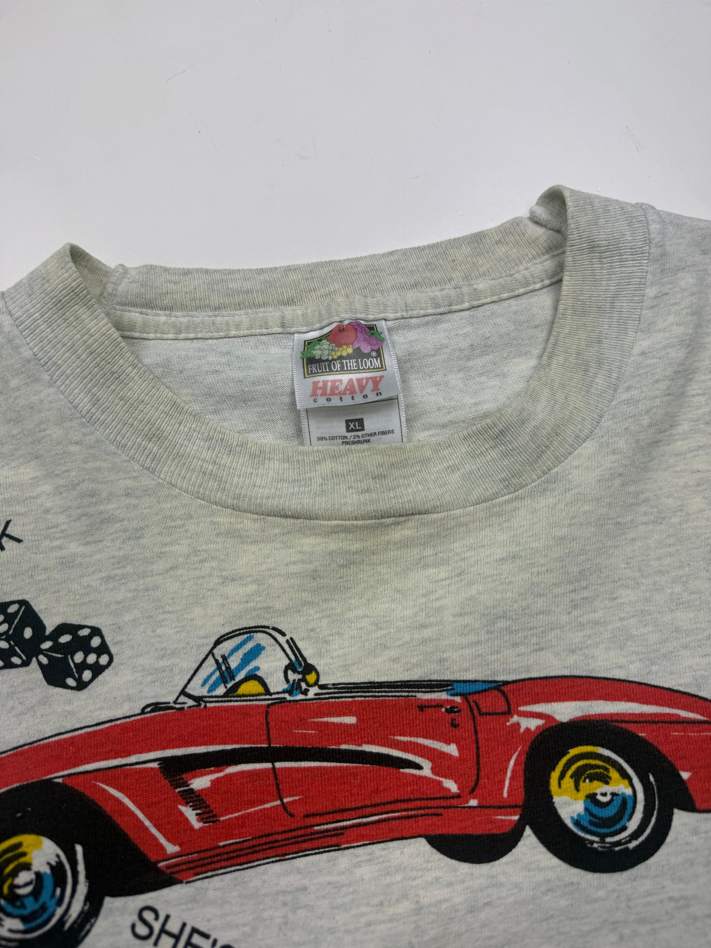 Vintage 1996 Cruisin Back To The 50s All Over Print Classic Cars Diner T Shirt Size XL