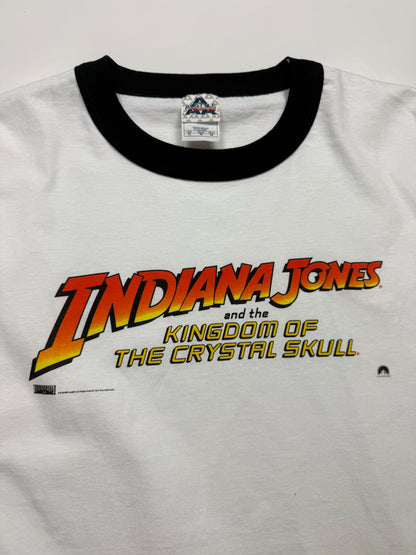 2007 Indiana Jones Kingdom Of The Crystal Skull Lucas Film Movie Prono Ringer T Shirt Size XL