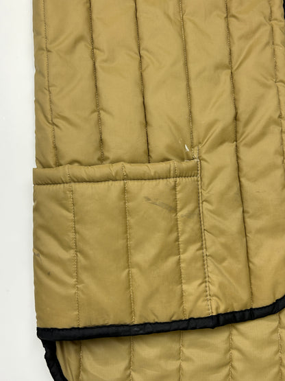 Vintage 80s/90s Insulated Vest Mocha Caramel Size L