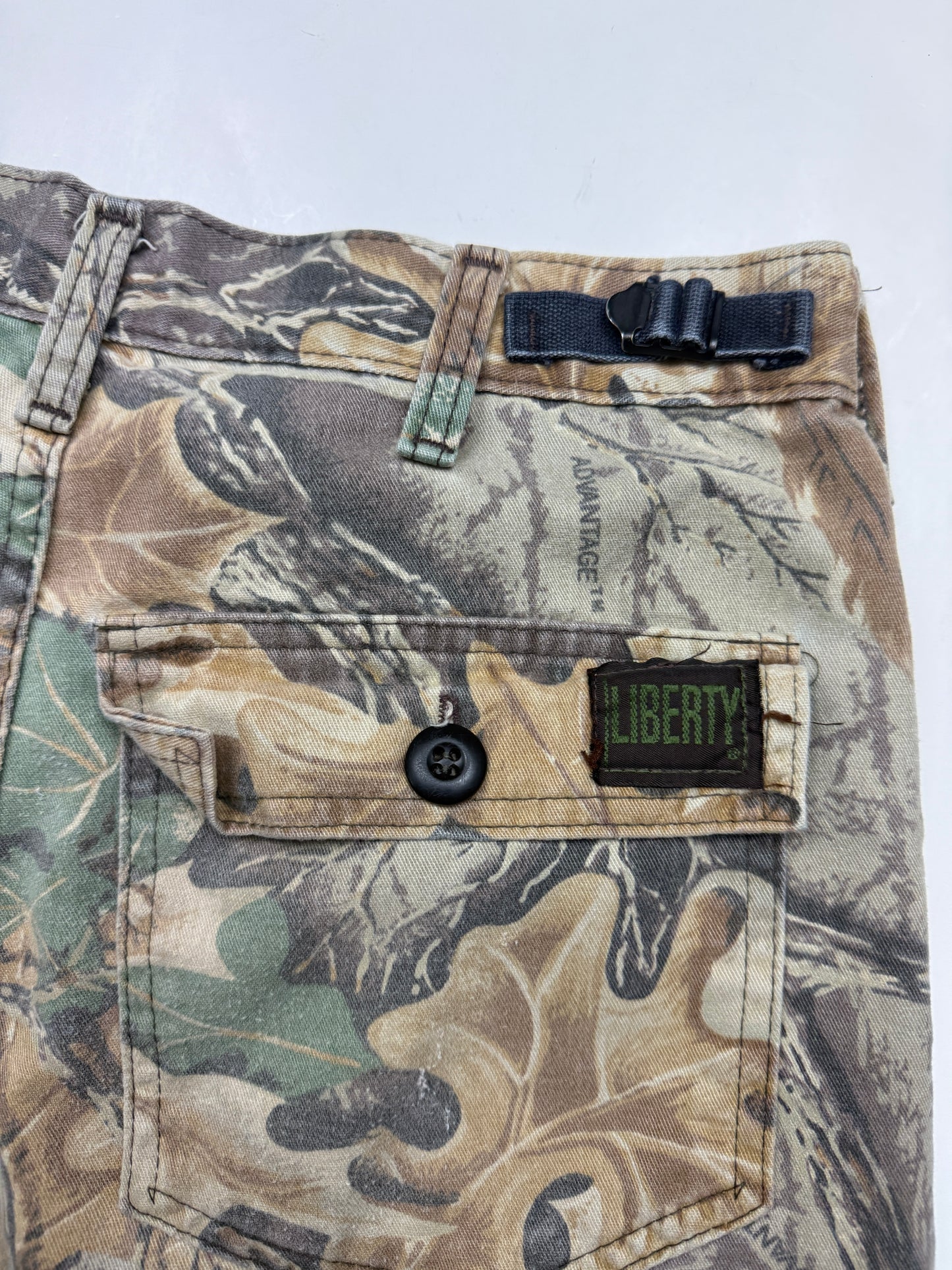 Vintage 90s Liberty Advantage Tree Camo Cargo Pant Size 29W