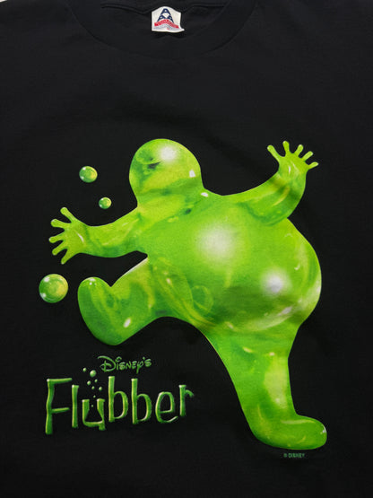 Vintage 90s Flubber Disney Robin Williams Animated Movie Promo T Shirt Size XL