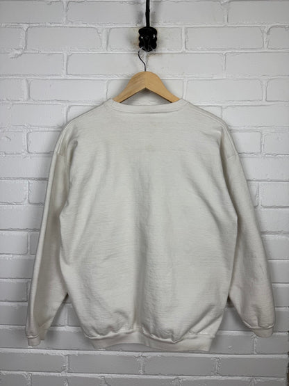 Vintage 80s/90s Levis Big Jean Big Is Big Graphic Sweatshirt Size L