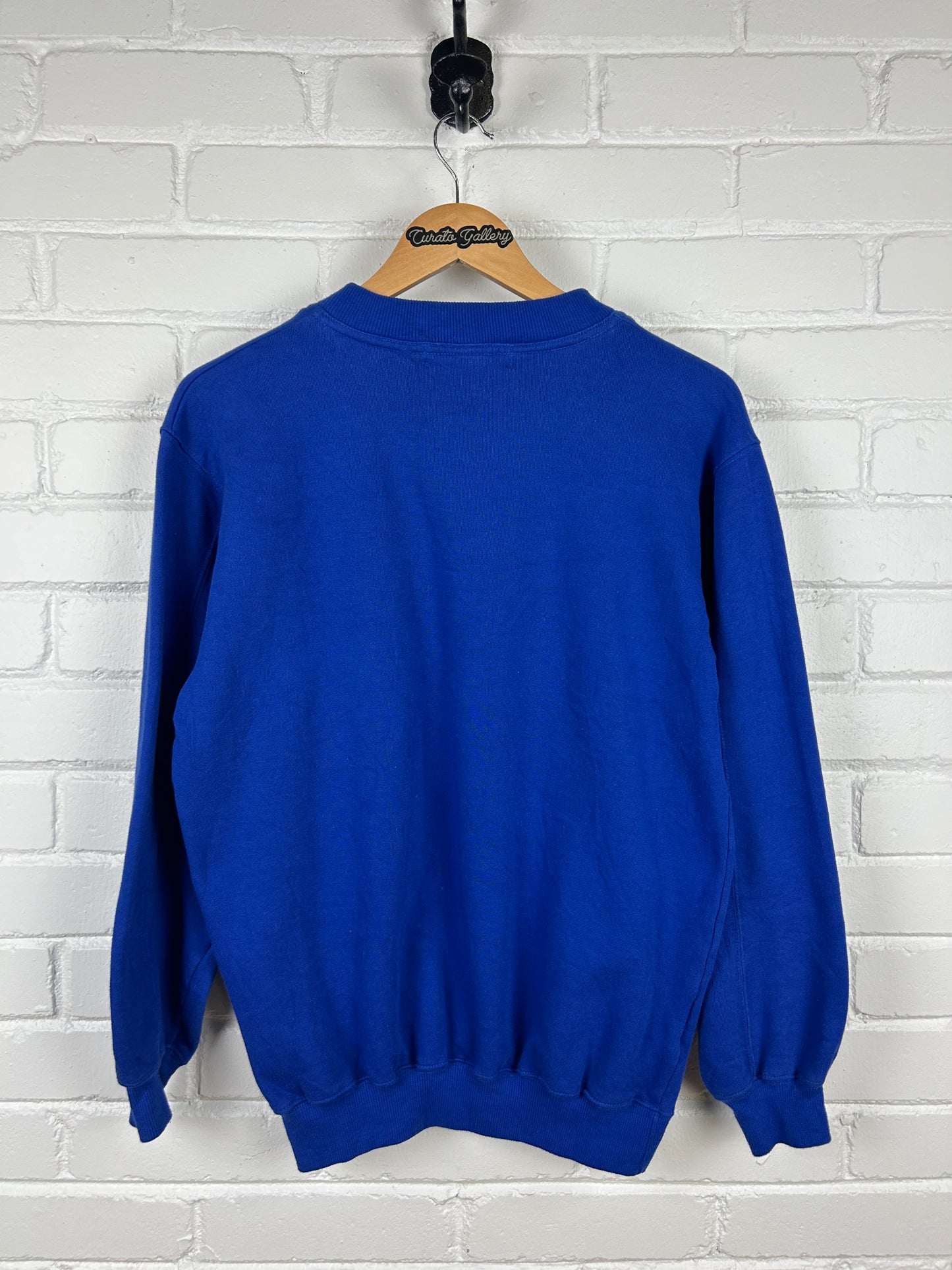 Vintage 80s/90s Playboy Embroidered Bunny Spell Out Crew Neck Sweatshirt Size M