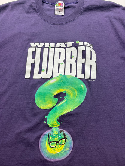 Vintage 90s Disney What Is Flubber? Robin Williams Movie Promo T Shirt Size XL