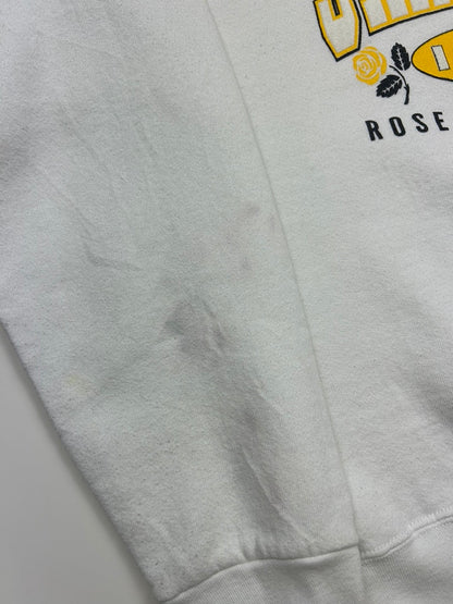 Vintage 90s Iowa State Centre Rose Capital Graphic Sweatshirt Size XL White