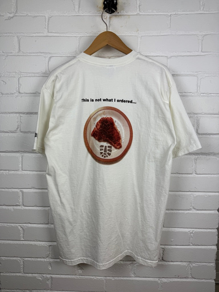 Vintage 2005 Waiting Movie Promo Ryan Reynolds Justin Long T Shirt Size L