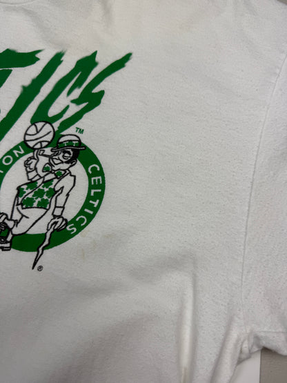Vintage 90s Boston Celctics NBA Same Game New Rules Nutmeg T Shirt Size XL