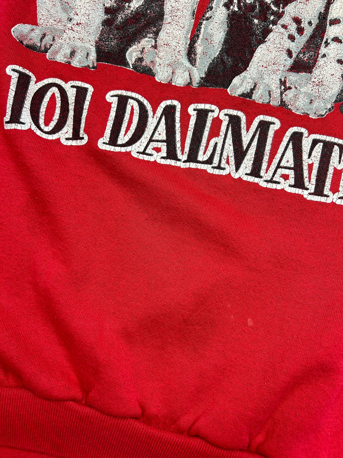 Vintage Disney 101 Dalmatians Movie Promo Crew Neck Sweatshirt Size L