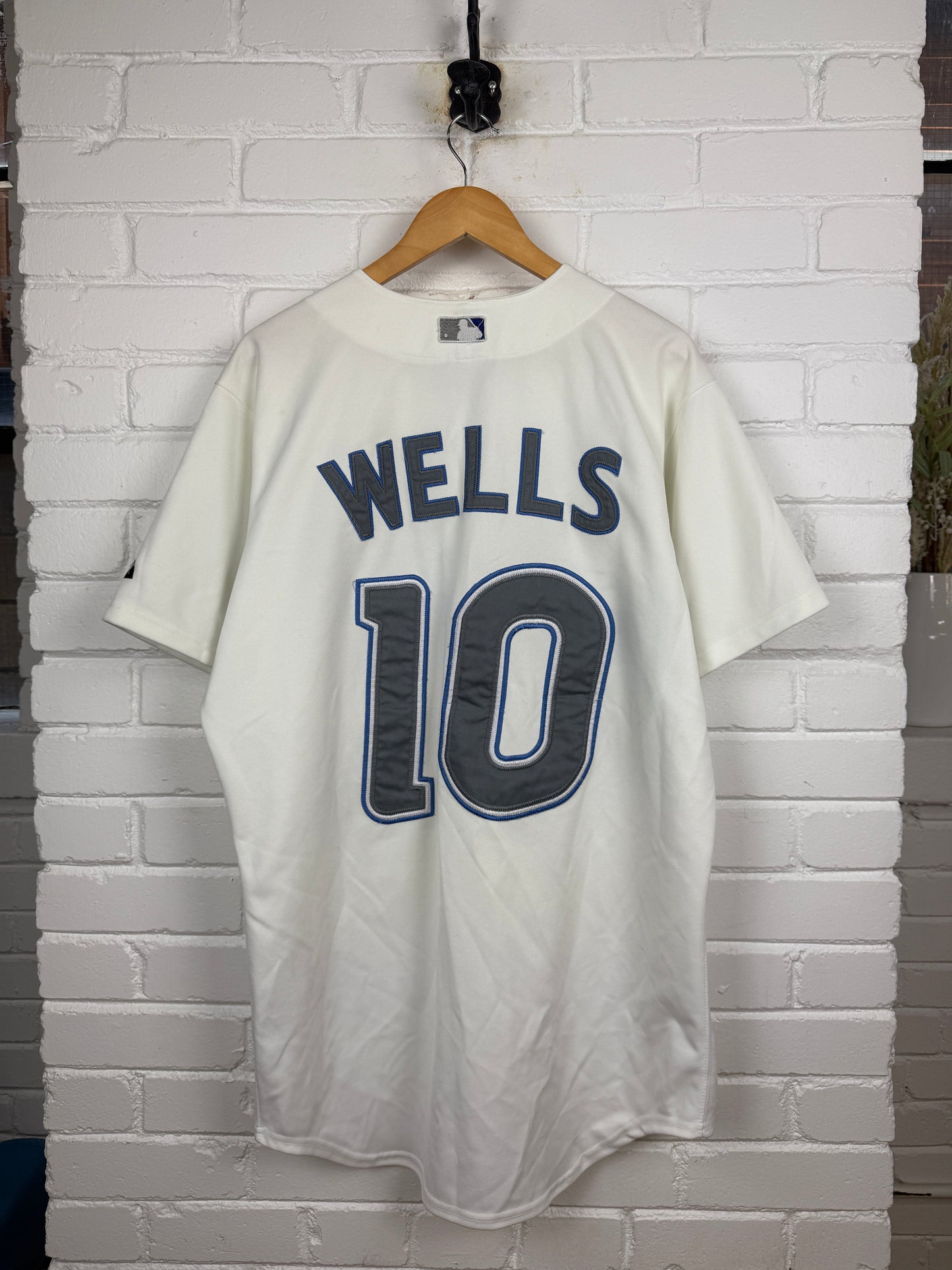 Vintage Vernon Wells Blue Jays Authentic Majestic Authentic Baseball Jersey Size 52