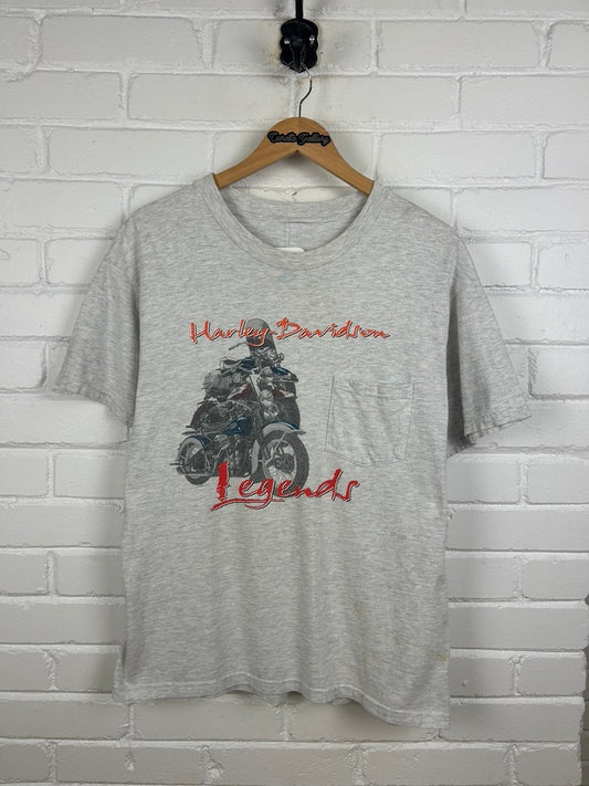 Vintage 2000 Harley Davidson Legends Long Horn Texas T Shirt Size L