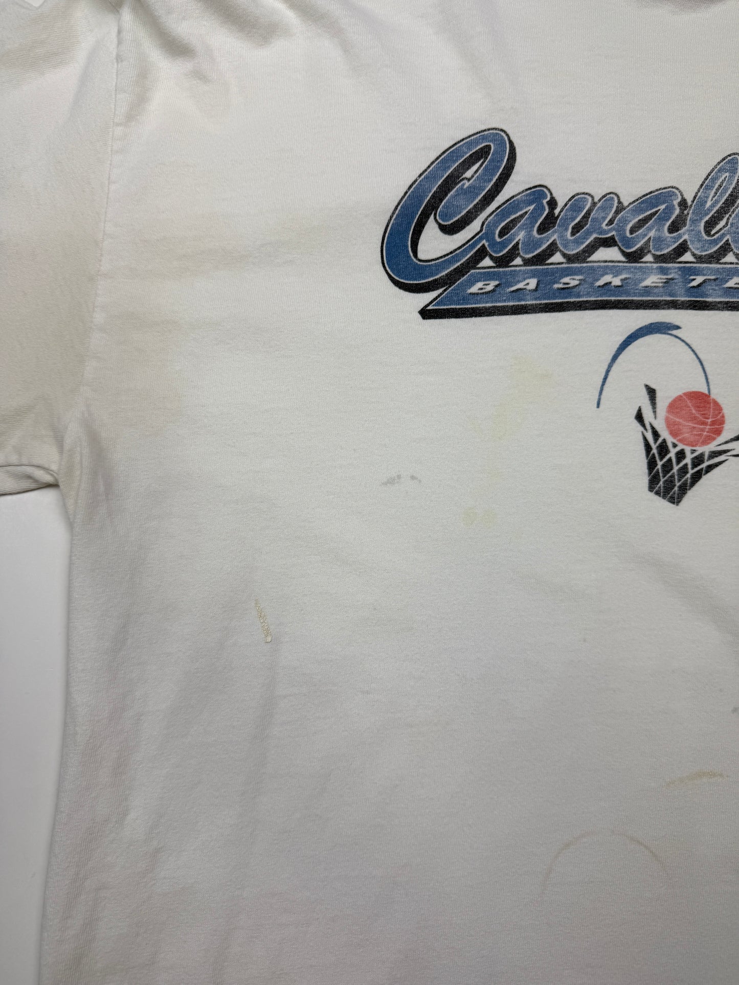 Vintage Cleavland Cavaliers NBA Basketball Script Graphic Long Sleeve T Shirt XL