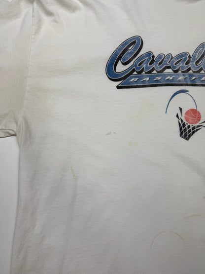 Vintage Cleavland Cavaliers NBA Basketball Script Graphic Long Sleeve T Shirt XL