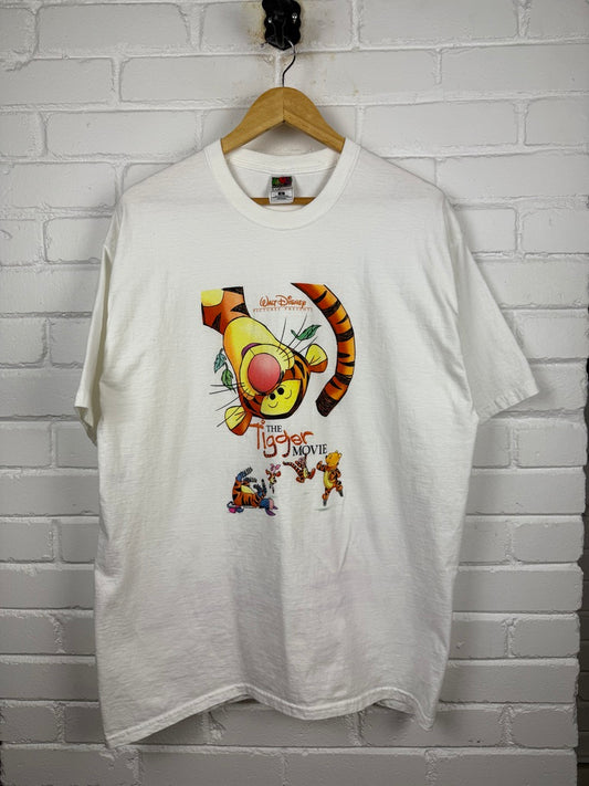 Vintage 2000 The Tigger Movie Disney Animation Movie Promo T Shirt Size XL