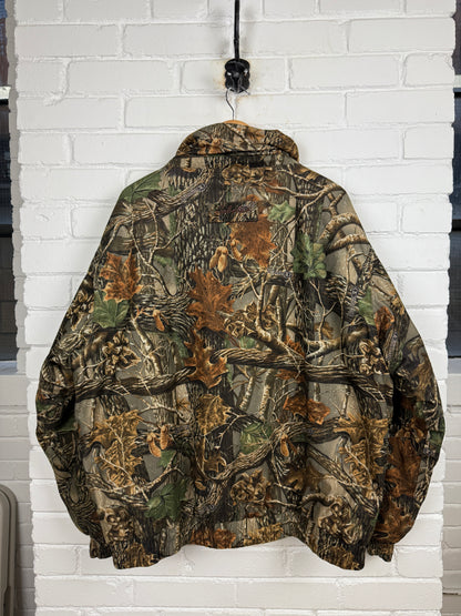 Vintage Cabelas Seclusion 3D Tree Camo Dry Plus Insulated Jacket Size XXL