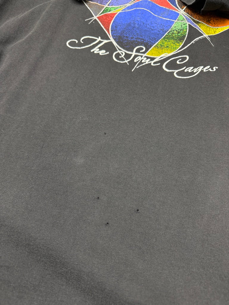 Vintage 1991 Sting The Soul Cages Tour Band Music T Shirt Size XL 90s