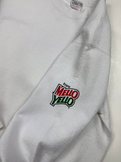 Vintage 90s No Fear Gear Mello Yello Nothing Mellow About It Promo Crewneck Sweatshirt Size L