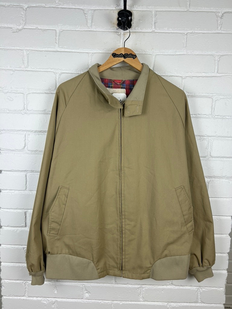 Vintage 80s/90s Sears Plaid Lined Work Jacket Harrington Style Light Jacket XXL