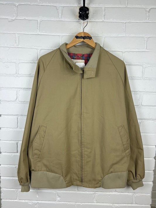 Vintage 80s/90s Sears Plaid Lined Work Jacket Harrington Style Light Jacket XXL