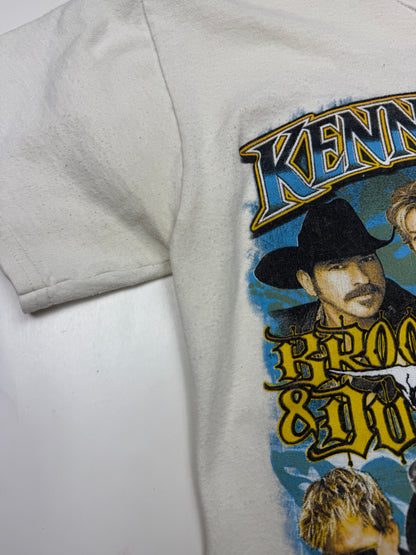 2007 Kenny Chesney Flip Flop Summer Tour Brooks & Dunn Music Band Tee Shirt Size S
