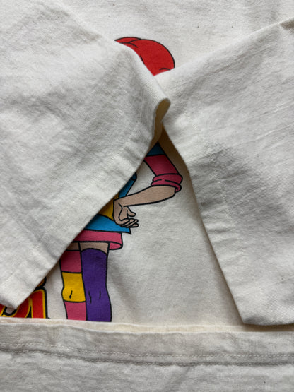 Vintage 1997 Pippi Longstocking Astrid Lindgrens Cartoon Animated Feature Promo Shirt T Shirt Size XL
