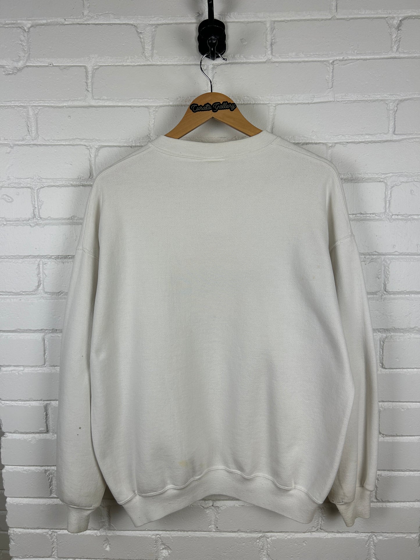 Vintage 90s Hard Rock Cafe Los Angeles Embroidered Crew Neck Sweatshirt Size XL