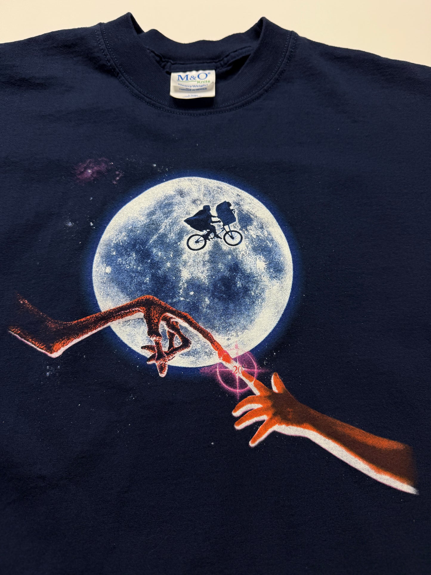 Vintage 2002 ET The Extra Terrestrial Anniversary Movie Promo Steven Spielberg T Shirt Size XL