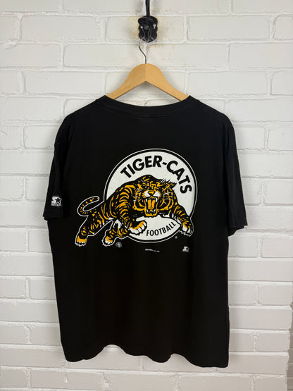Vintage 1995 Hamilton Tiger-Cats Starter If Youre Not Ready To Play Dont Show Up Size L