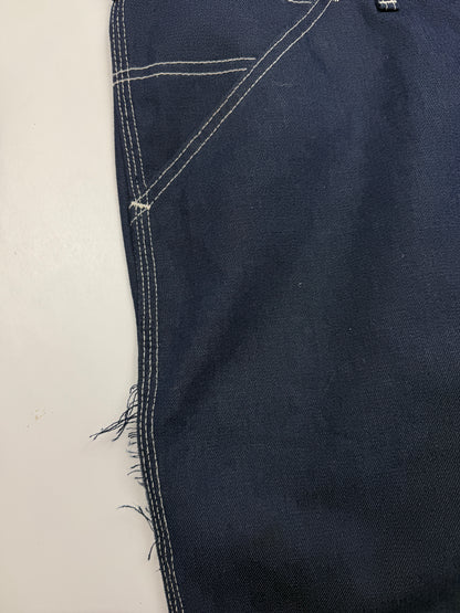 Vintage 60s/70s Sears Perma-Prest Carpenter Pants Denim Blue Jeans Size 35W