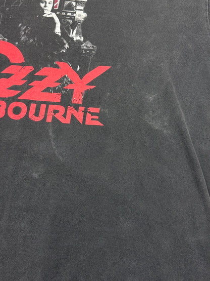 Vintage Ozzy Osbourne Prince Of Darkness Throne Metal Music Band T Shirt Size XL