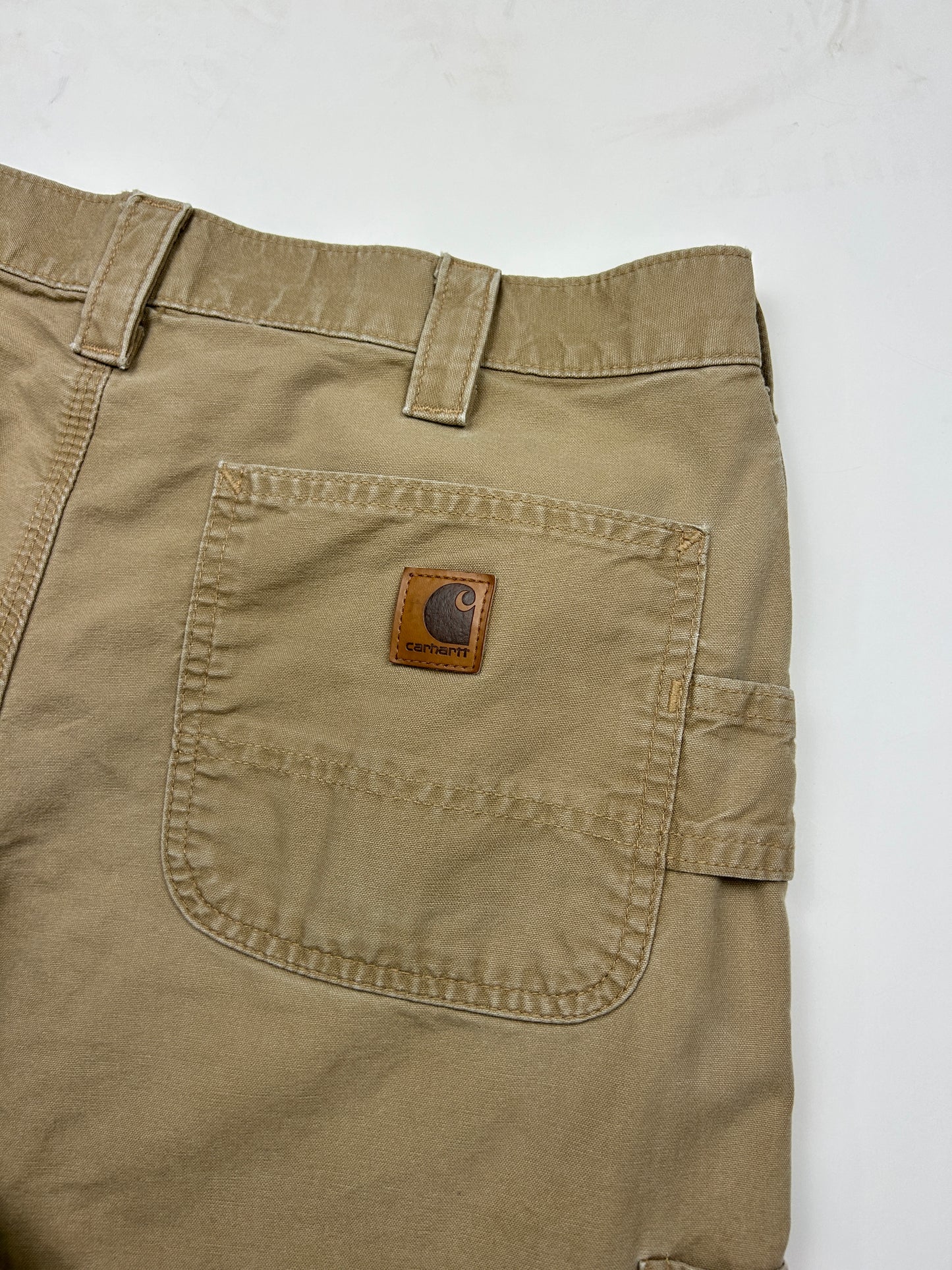 Carhartt Carpenter Work Wear Dungaree Fit Chino Pant Size 34W B151