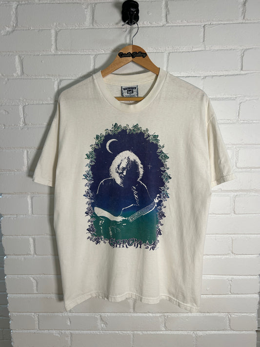 Vintage 1996 Jerry Garcia Grateful Dead Memorial Band Music T-Shirt Size XL 90s
