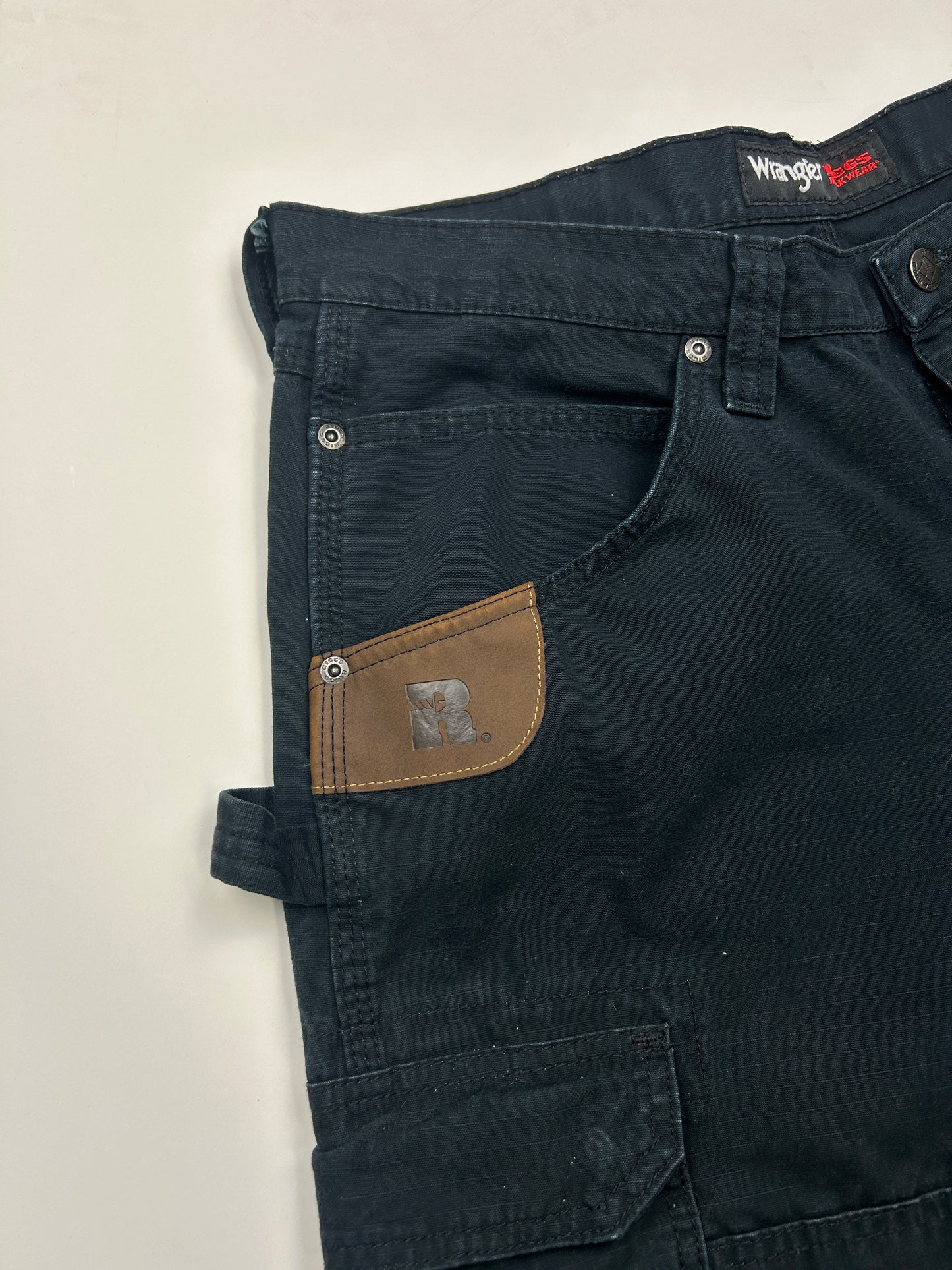 Wrangler Riggs Work Wear Cargo Rip Stop Carpenter Pants Size 36W