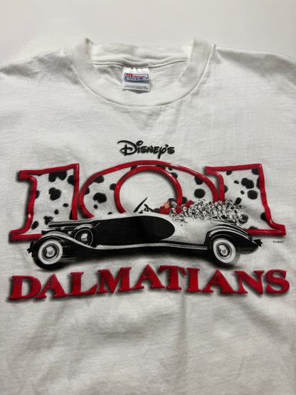 Vintage 1996 101 Dalmatians Disney Cruella So Many Dogs So Little Time Movie Promo T Shirt Size XL