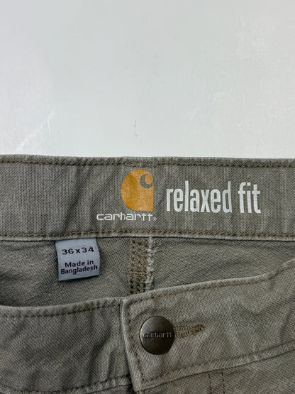 Carhartt Relaxed Fit Canvas Work Wear Carpenter Pants Size 36W
