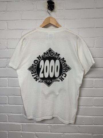 Vinatge 2000 Million Mom March Duty To Be The Bearer Graphic T Shirt Size M