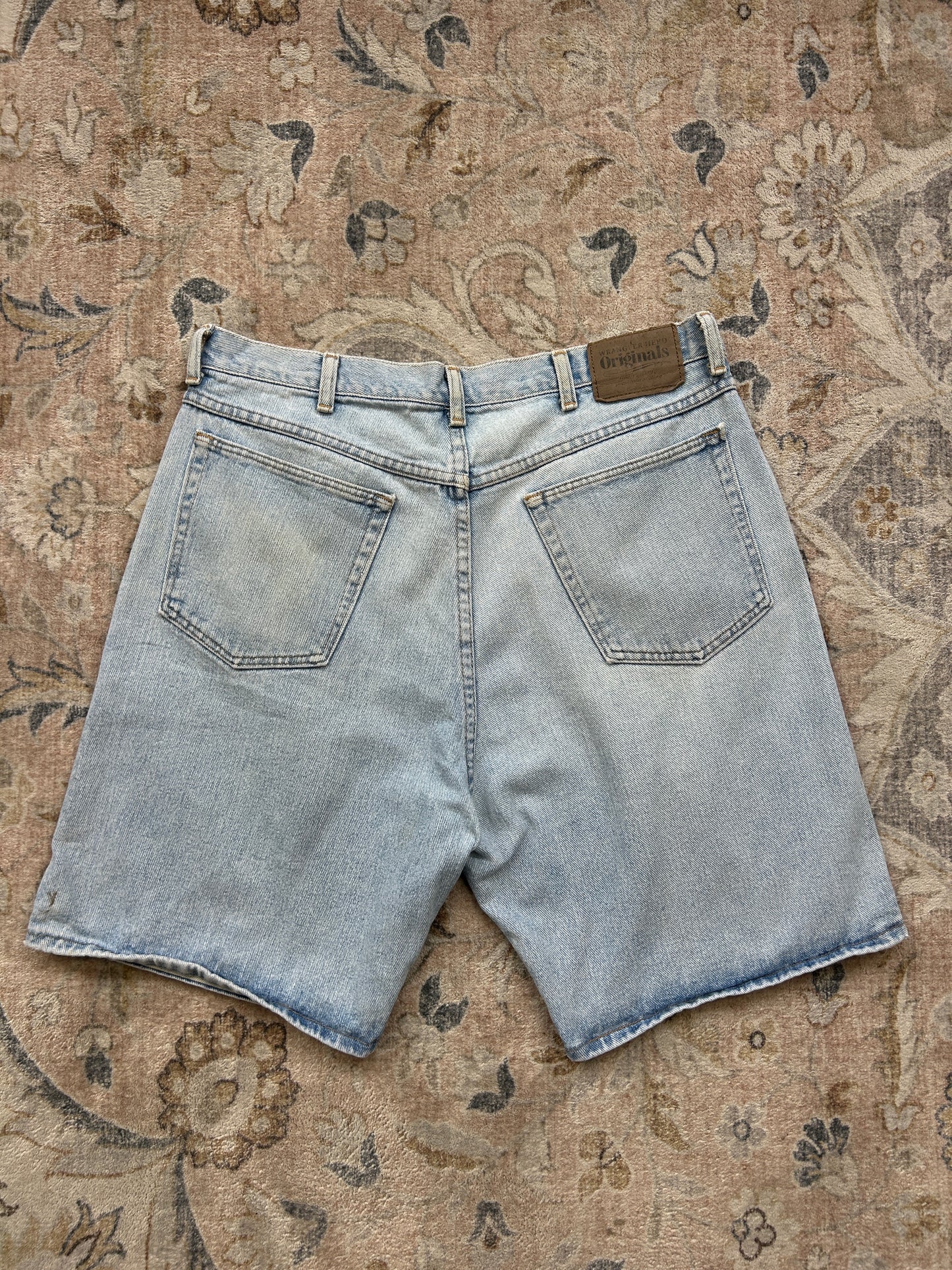 Vintage Wrangler Hero Light Wash Jean Jort Shorts Size 35W