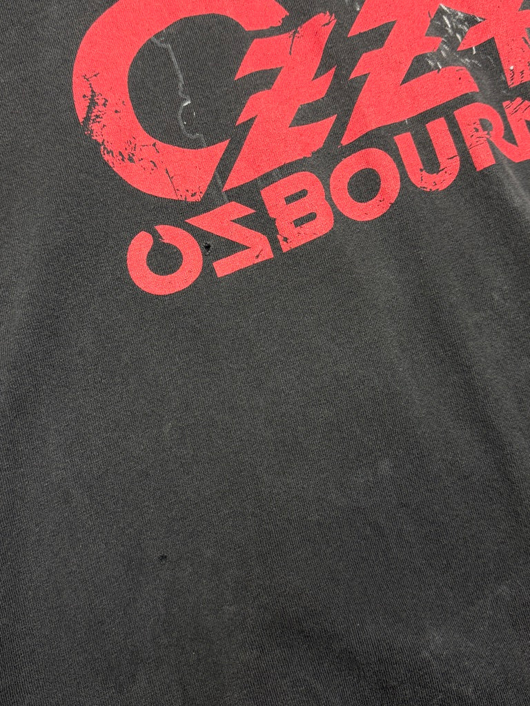 Vintage Ozzy Osbourne Prince Of Darkness Throne Metal Music Band T Shirt Size XL